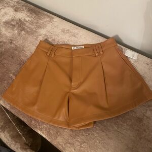 We The Free High Waist Tan Shorts